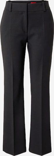 HUGO Spodnie w kant 'Hovani' w kolorze czarnym, Podgląd produktu