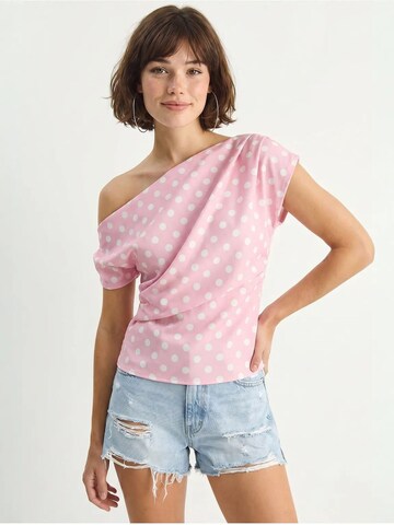 Bianco Lucci Bluse 'Blusen'‌‌‌‌‌‌‌‌‌ in Pink