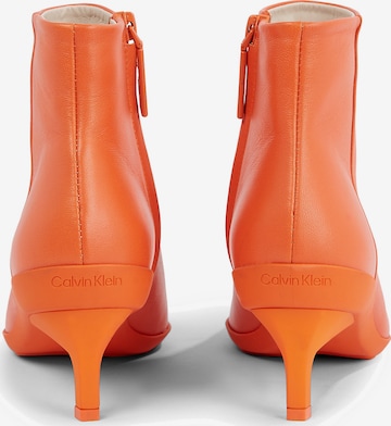 Calvin Klein Ankle Boots in Orange