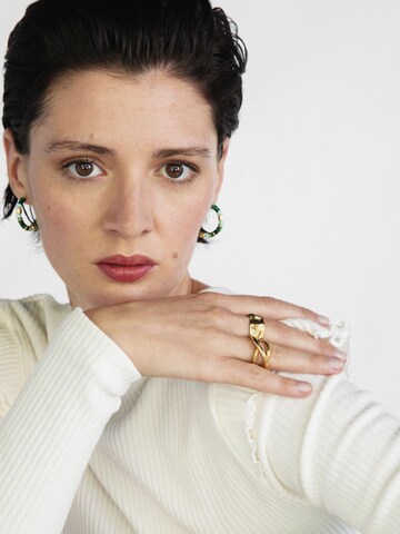 Luxenter Earrings 'Ihun' in Gold