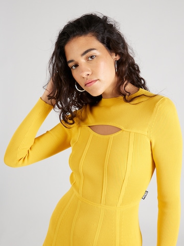 HUGO Трикотажное платье 'Sorsety' в Желтый