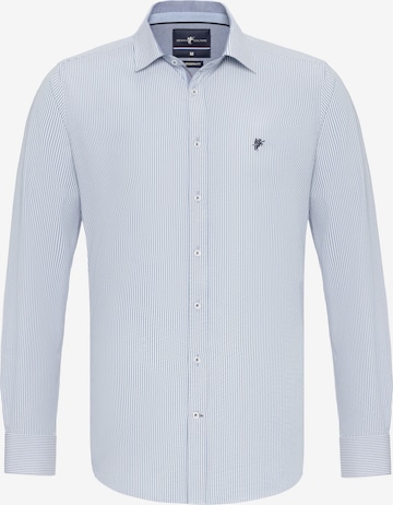 DENIM CULTURE Overhemd 'DEXTER' in Blauw: voorkant