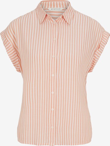 TOM TAILOR Bluse i orange: forside