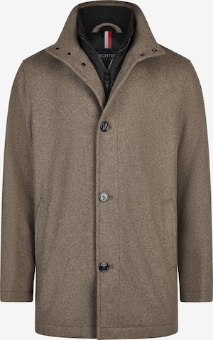 HECHTER PARIS Winterparka 'Modern Fit' in Grijs: voorkant