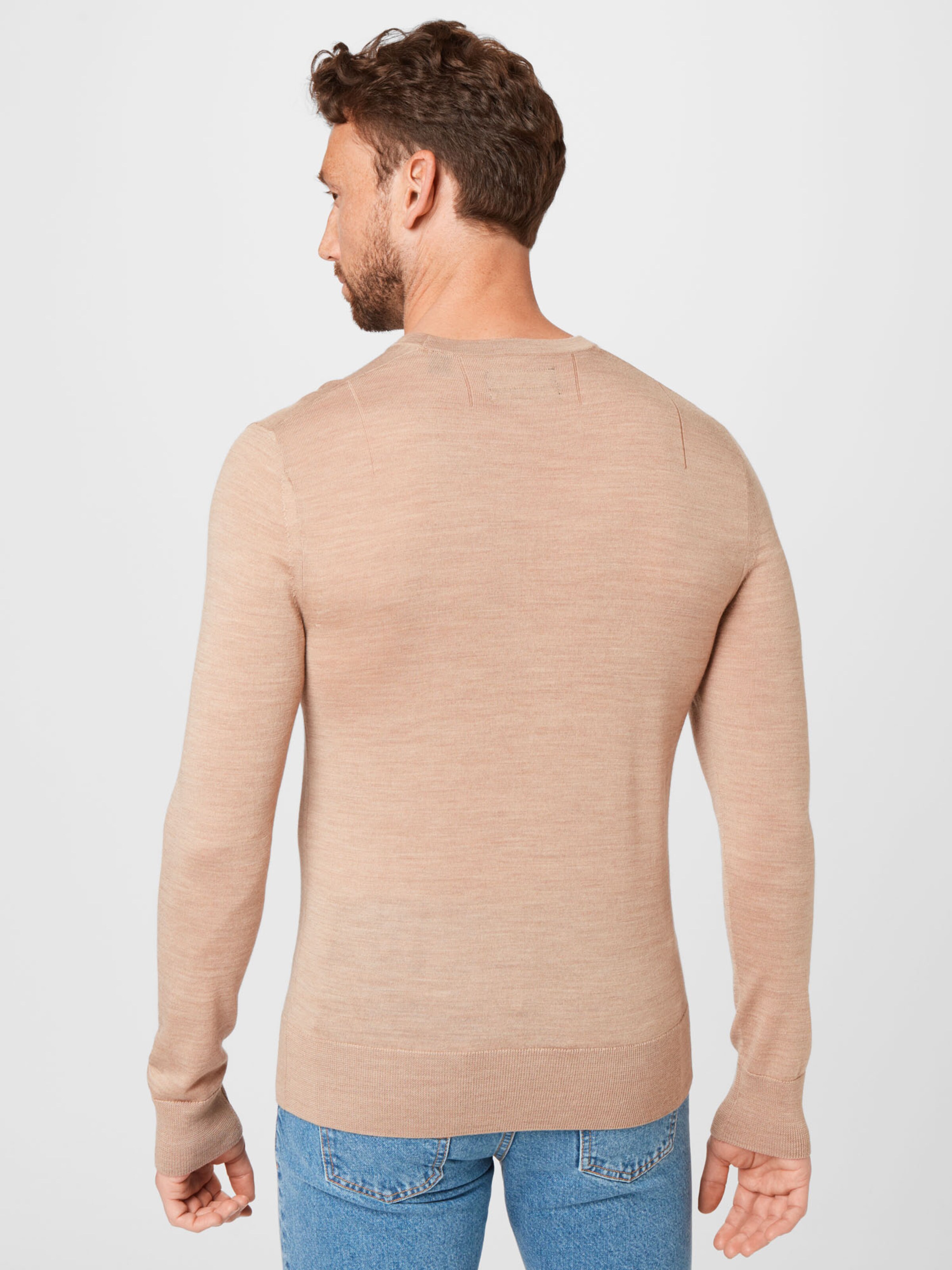 Männer Pullover & Strick AllSaints Pullover in Hellbraun - CB41868 Männer Pullover & Strick AllSaints Pullover in Hellbraun - CB41868