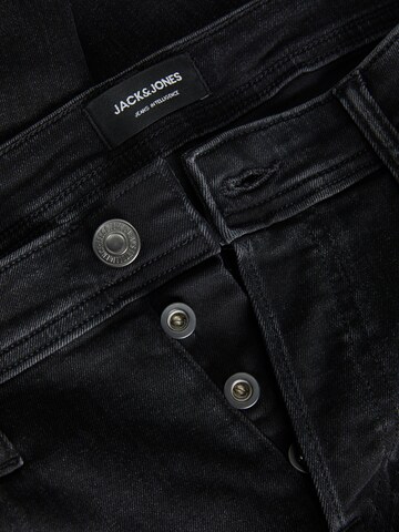 Coupe slim Jean 'GLENN' JACK & JONES en noir