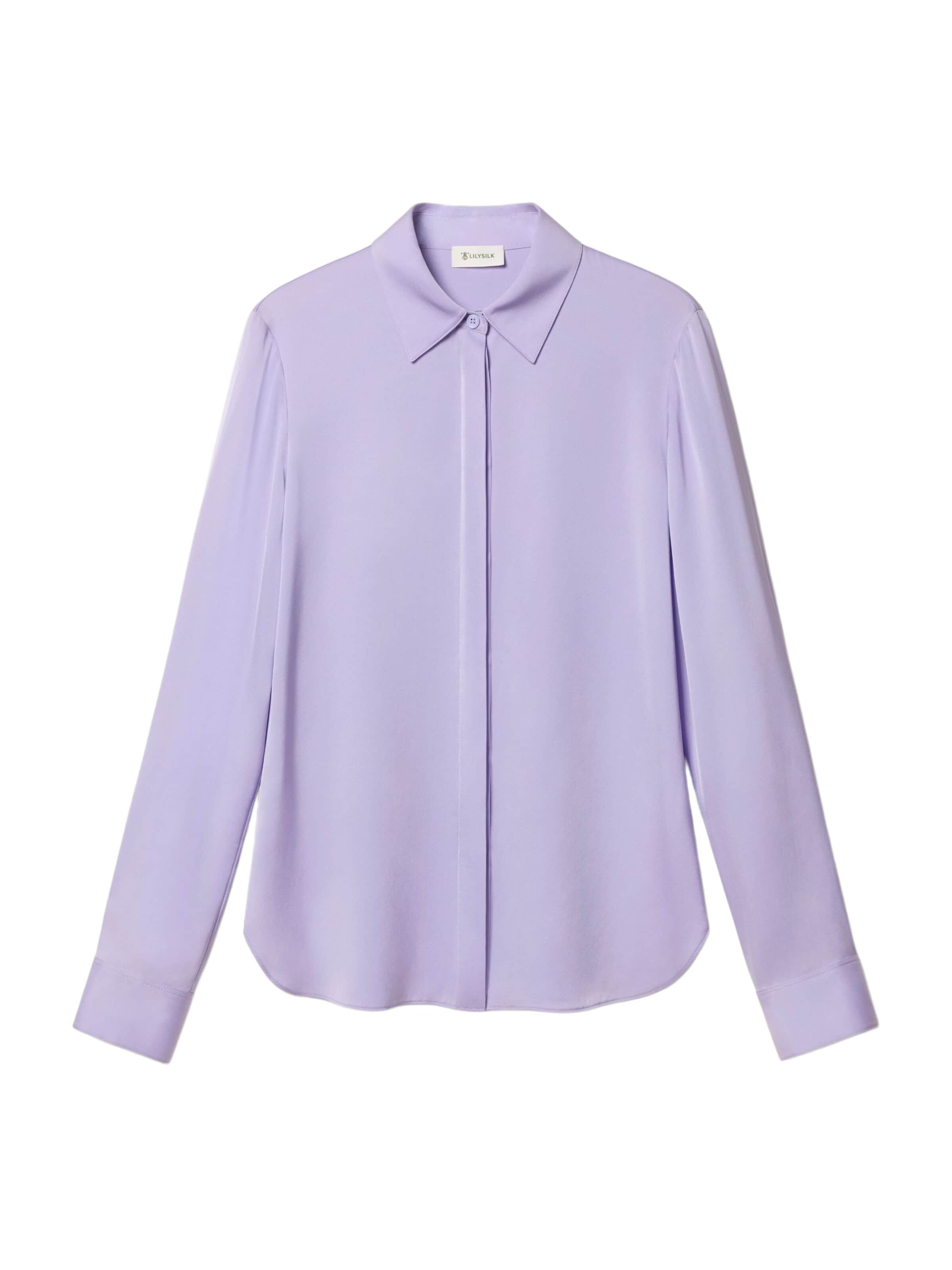 Lilysilk Blouse in Lila: voorkant