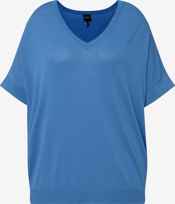 Ulla Popken Trui in Blauw: voorkant