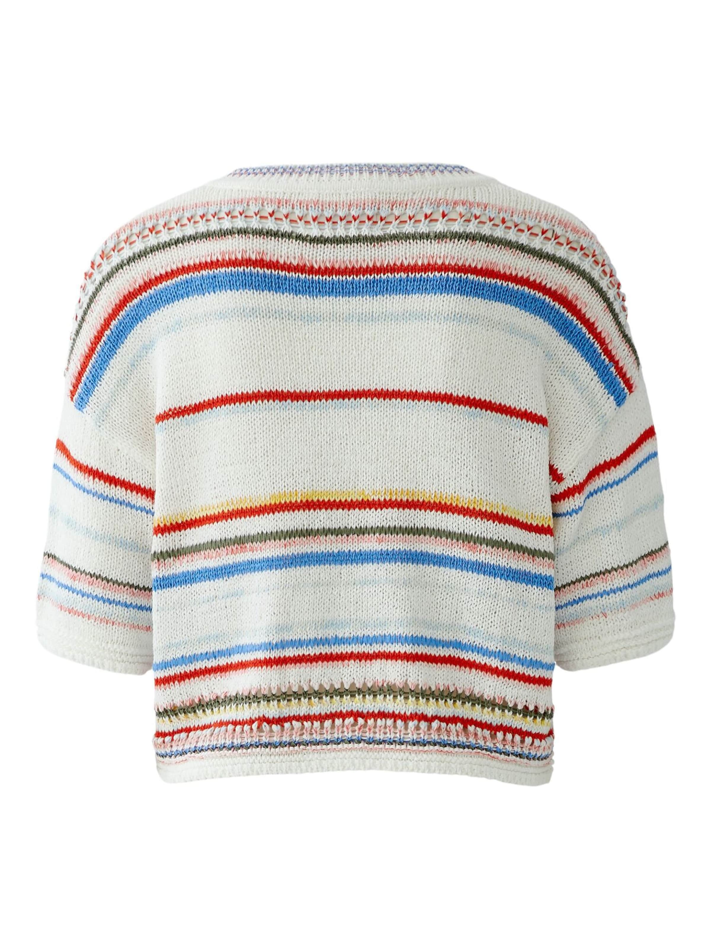 OUI Strickjacke in Weiß