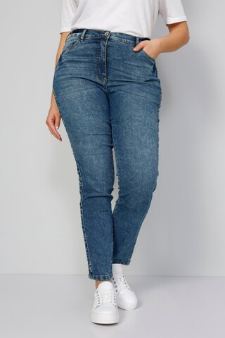 MIAMODA Slimfit Jeans in Blauw