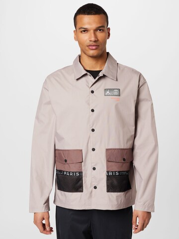 Jordan Between-season jacket in Brown: front