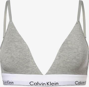 Calvin Klein Kolmnurk Rinnahoidja, värv hall: eest vaates