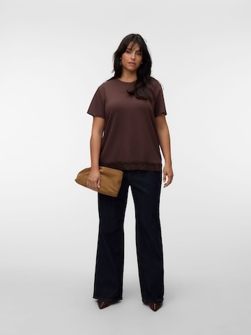 Vero Moda Curve Shirt 'CMILLE' in Brown