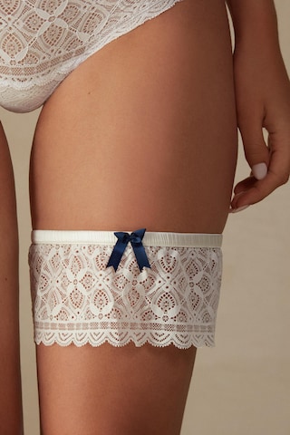 INTIMISSIMI Garter Belt in White: front