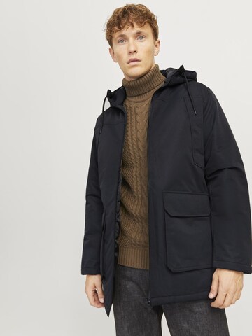JACK & JONES Winter parka 'JWHGrand' in Black