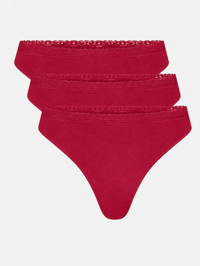 Bamboo basics Thong 'Amber' in S in Red, Item view