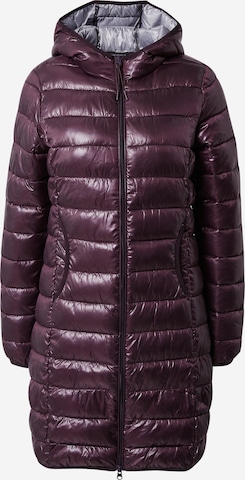 QS Between-Seasons Coat in Purple: front