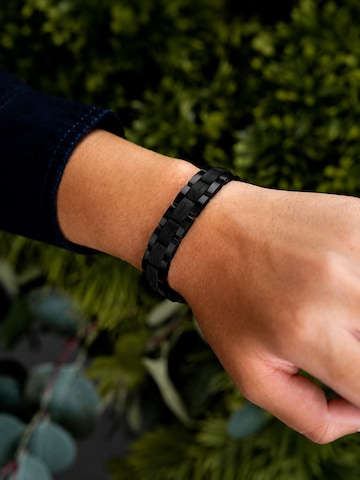 Holzwerk - Pulsera 'BODENSEE' en negro