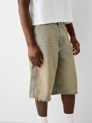 Bershka Loosefit Shorts in Blau