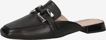 CAPRICE Mules in Black: front