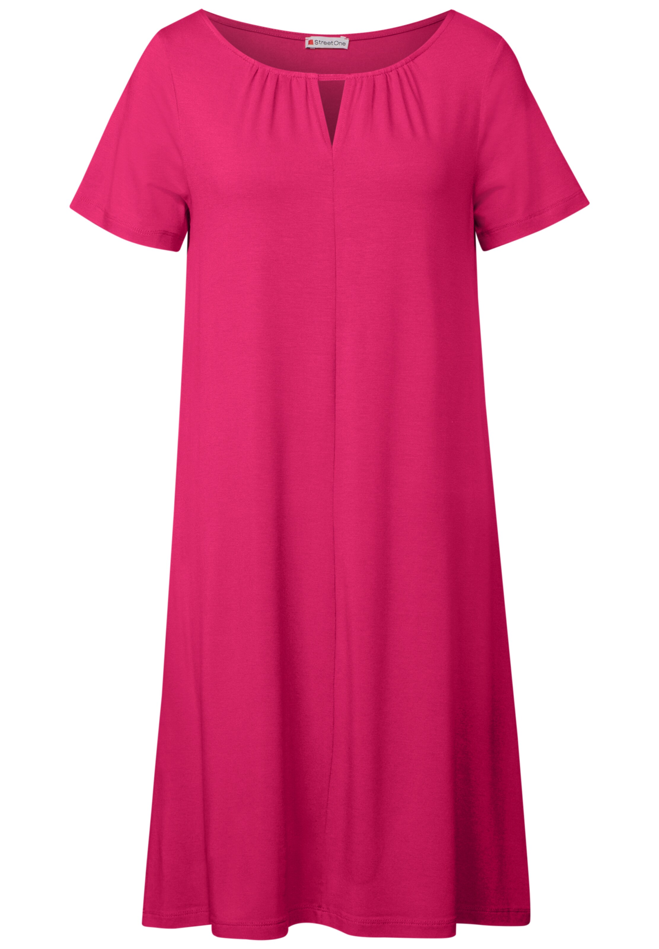 STREET ONE Jersey Kleid in Pink: Vorderseite
