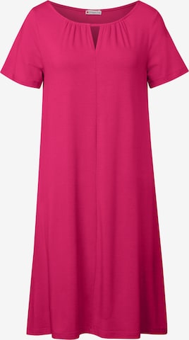 STREET ONE Jersey Kleid in Pink: Vorderseite