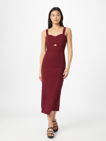 WAL G. Dress 'BRODY' in Red: front