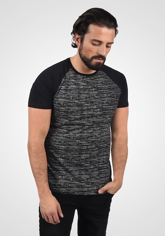 !Solid Shirt 'Mevio' in Zwart: voorkant