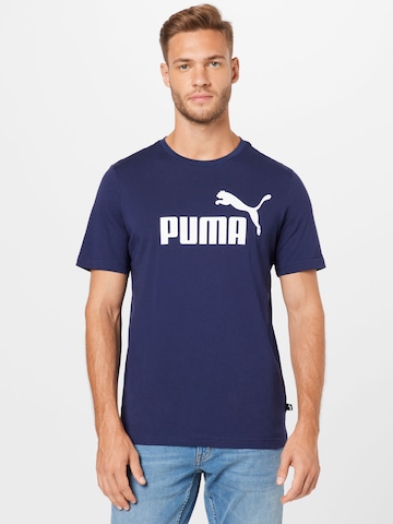 T-Shirt fonctionnel 'Essential' PUMA en bleu : devant