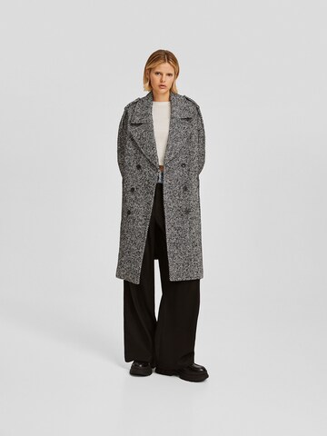 Bershka Between-Seasons Coat in Grey