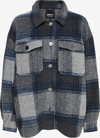Only Petite Jacke 'ANDREA' in blau / grau / anthrazit, Produktansicht