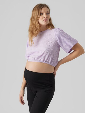 MAMALICIOUS Top in Purple: front