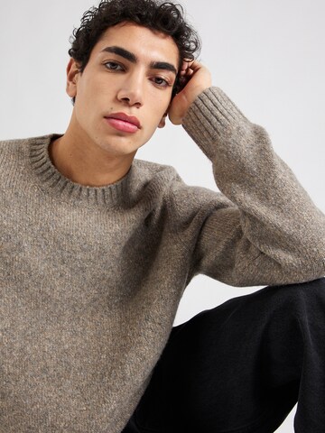Abercrombie & Fitch - Pullover 'FUZZY PERFECT' em bege