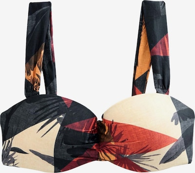 Bikinio viršutinė dalis iš Next, spalva – kremo / antracito spalva / grafito / rūdžių raudona, Prekių apžvalga