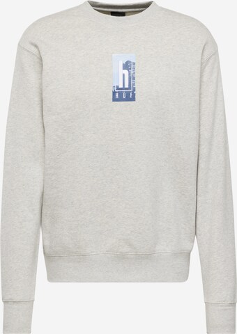 HUF Sweatshirt 'Roads' in Grey: front