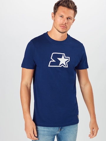 Starter Black Label Regular fit Shirt in Blauw: voorkant