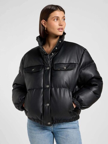 Lee Winter Jacket 'Rider Puffer Jacket' in Black