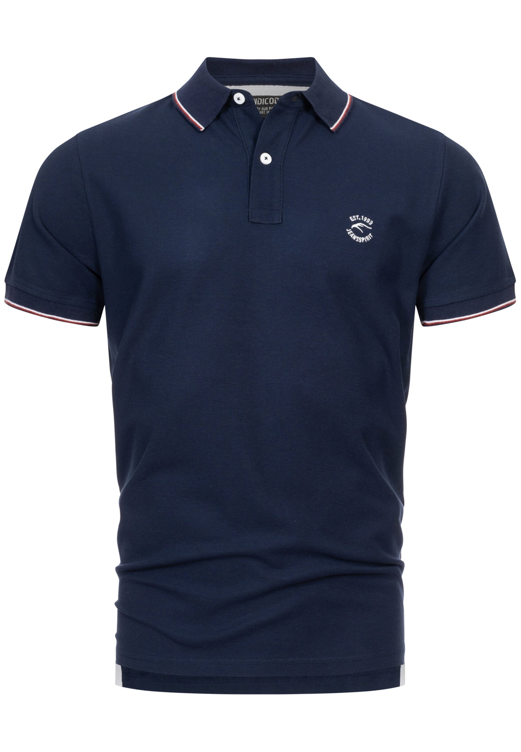 INDICODE JEANS Shirt in Blauw: voorkant