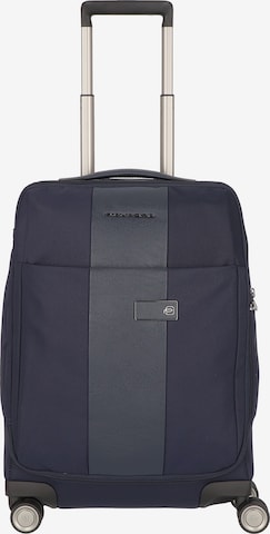 Piquadro Trolley 'Brief' in Blauw: voorkant