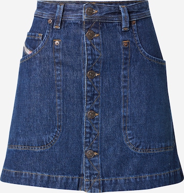 DIESEL - Falda 'ALBUS' en azul: frente