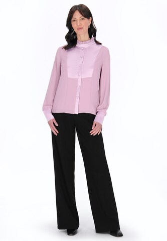 usha BLACK LABEL Bluse 'Elegant' in Lila