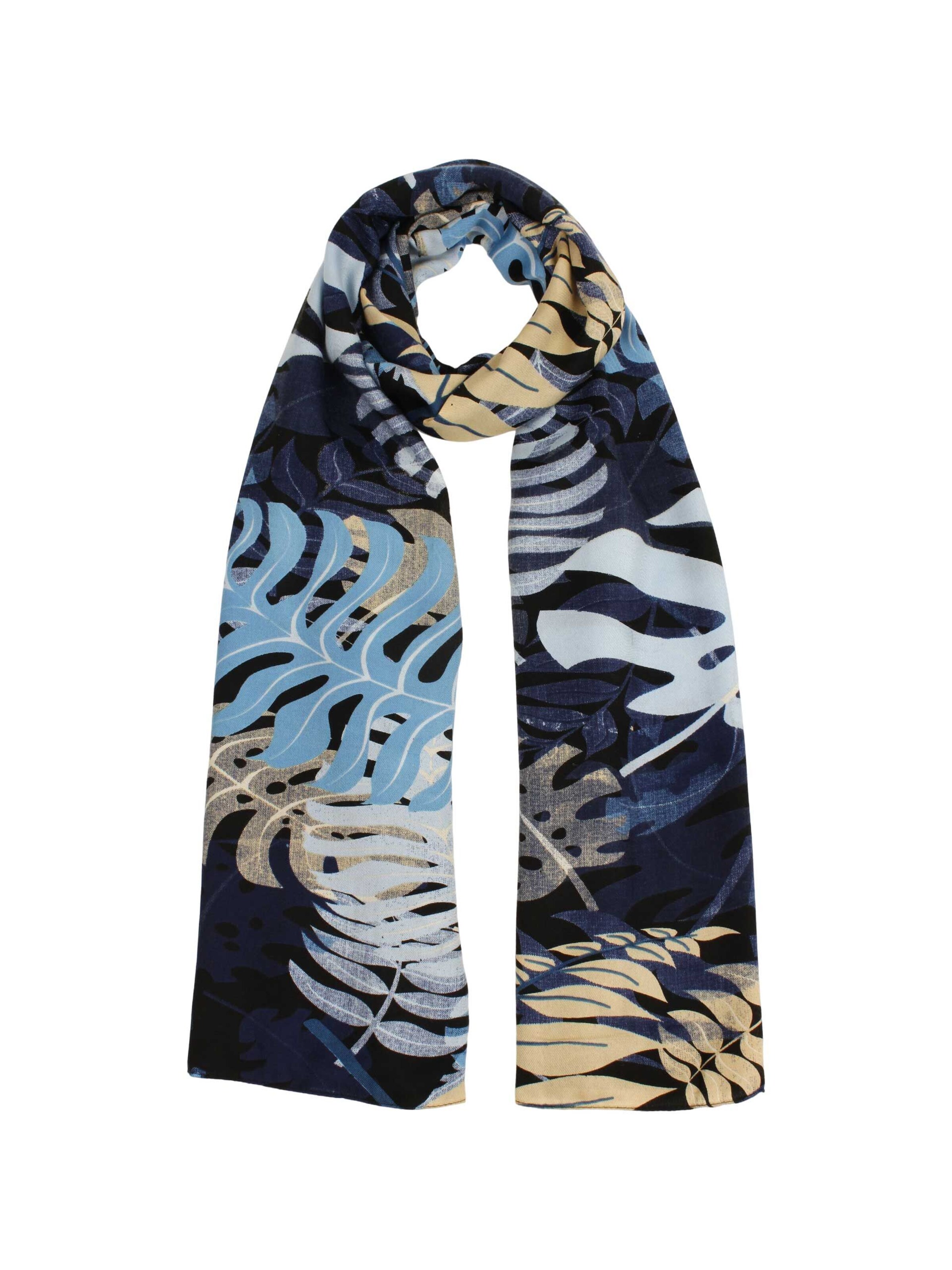 SAMAYA Scarf 'Ansson' in Blue: front