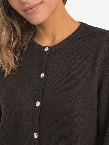 Giacchetta 'LTD QR_cosy roundneck cardi 254185' di STREET ONE in marrone