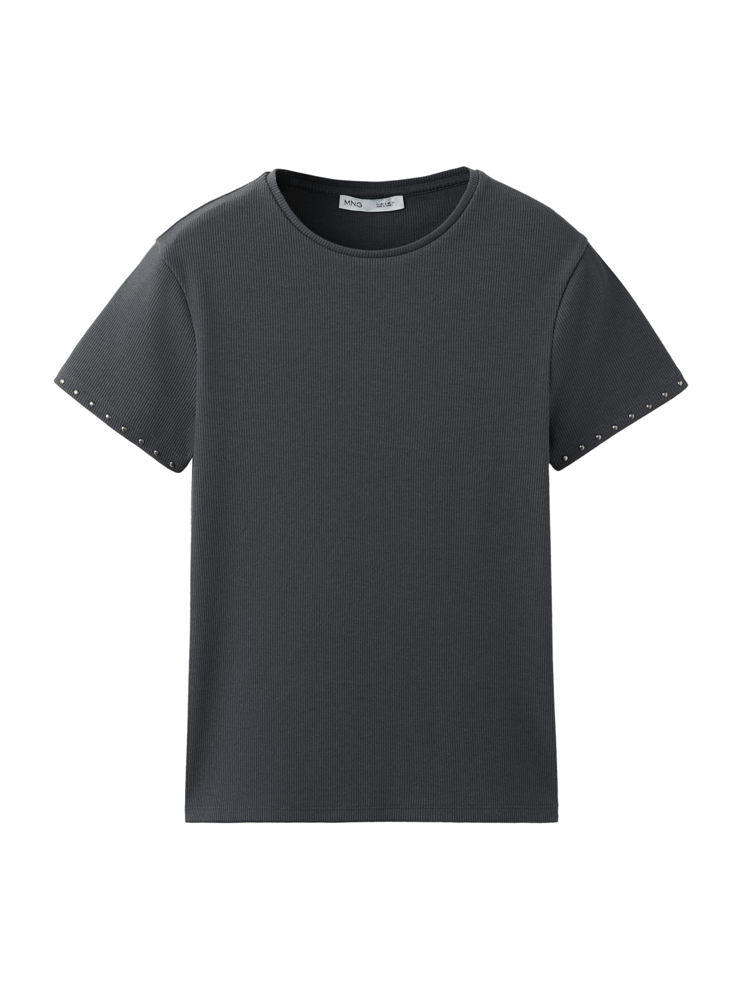 MANGO Shirt 'LUNI' in Grey: front