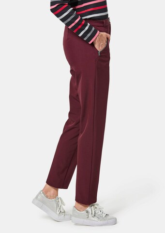 Goldner Regular Weatherproof pants 'CARLA' in Red