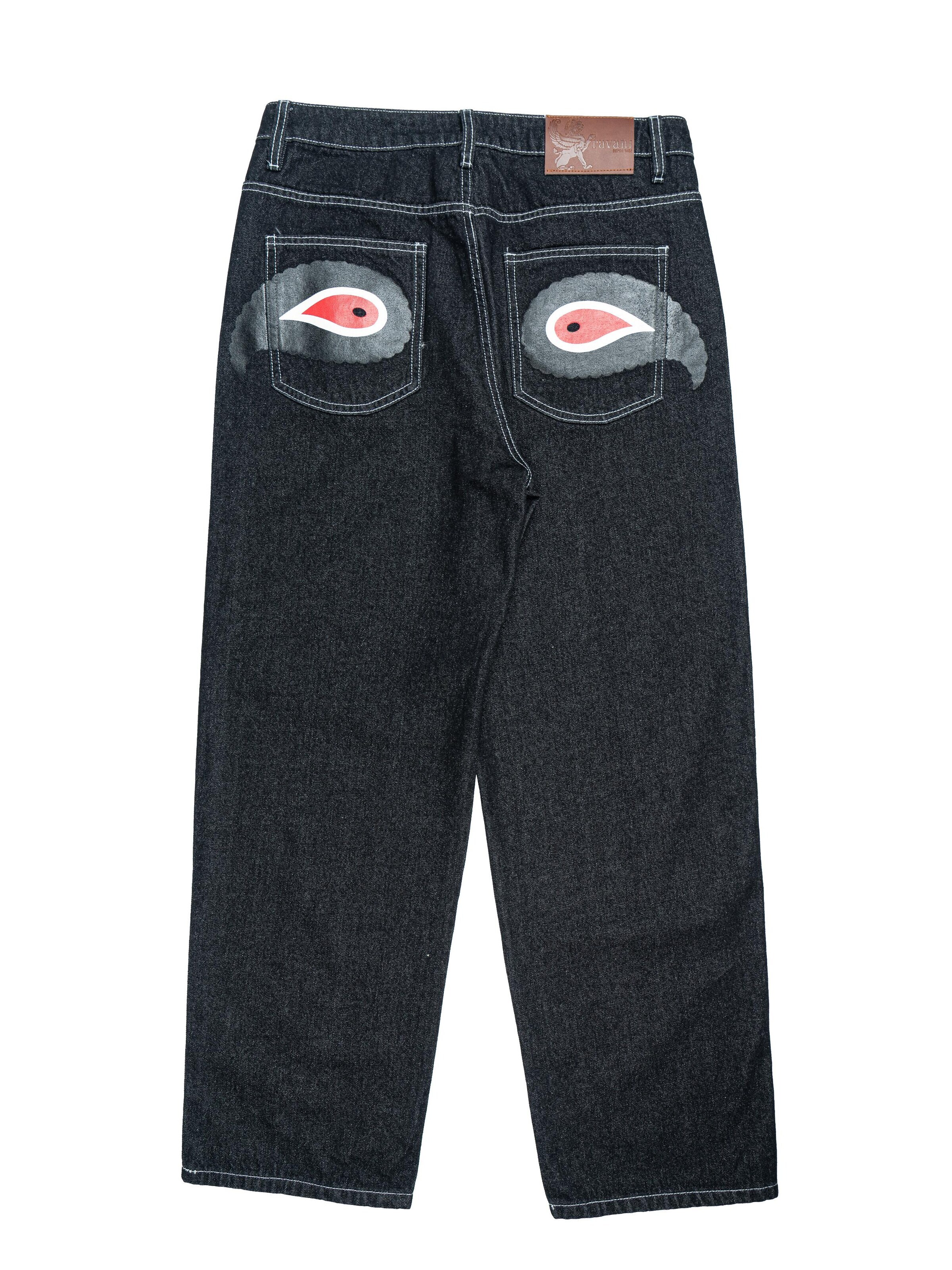 RVNI Berlin Baggy Jeans in Black