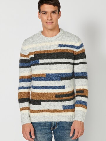 KOROSHI Sweater in Mixed colours: front