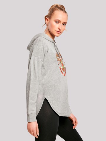 F4NT4STIC Sweatshirt 'Groovy And Bright Christmas Disco Deer' in Grijs