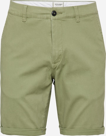 JACK & JONES tavaline Chino-püksid 'DAVE', värv roheline: eest vaates