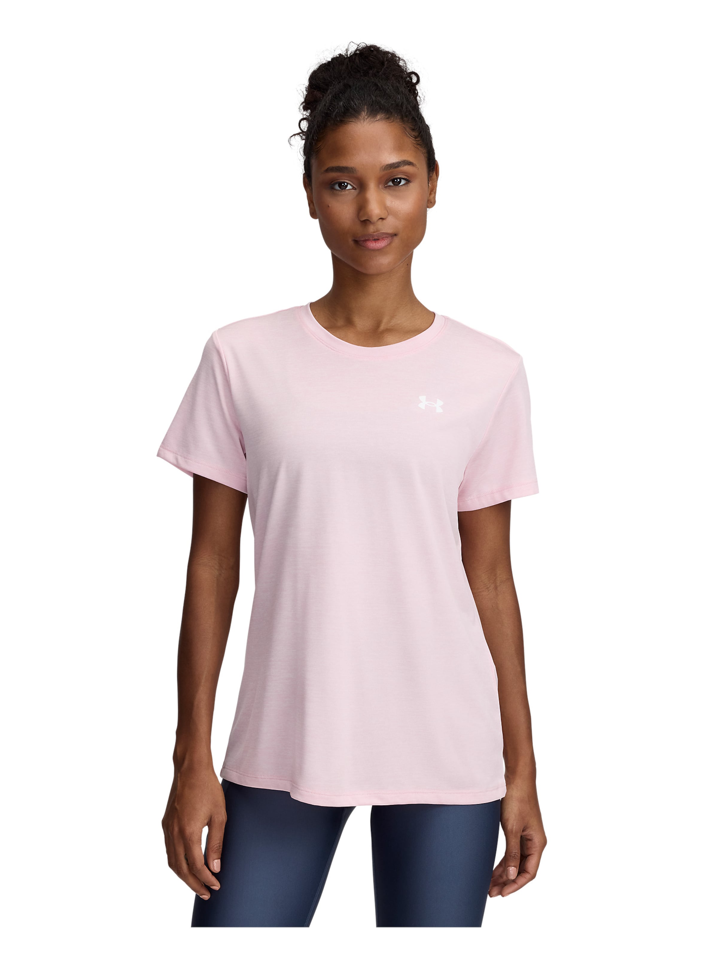 UNDER ARMOUR Functioneel shirt 'Tech Twist' in Roze: voorkant